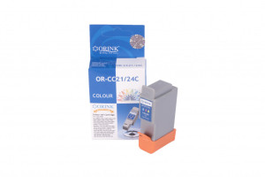 Cовместимый струйный картридж 0955A002 / 6882A002, BCI21C / BCI24C, 15ml для принтеров Canon (Orink box)
