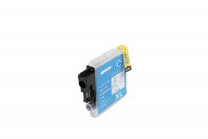 Compatible ink cartridge LC1100C, LC980C, LC985C, 12ml for Brother printers (ORINK BULK)