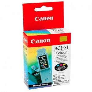 Canon originální ink BCI-21 C, 0955A351, color, blistr, 120str.