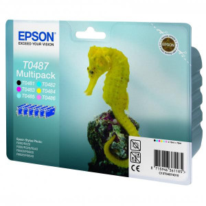 Epson originál ink C13T04874010, CMYK/light C/light M, 6x13ml, photo multipack