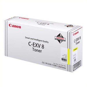 Canon originální toner C-EXV8 Y, 7626A002, yellow, 25000str.