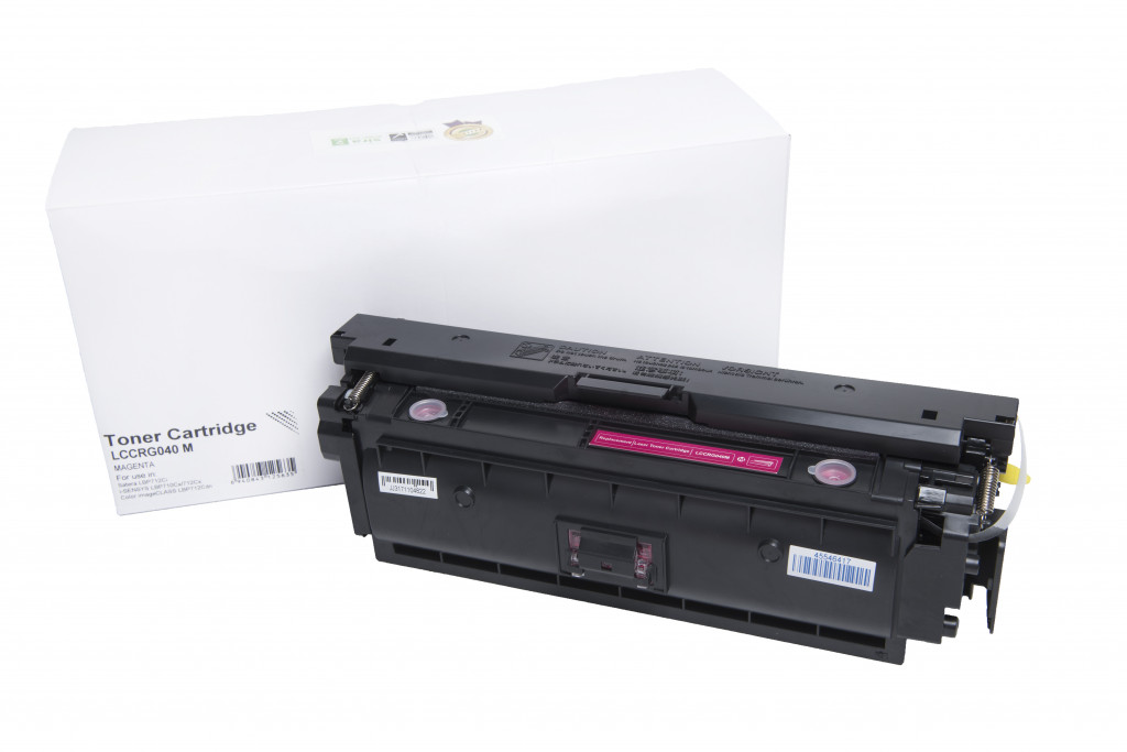 Canon kompatibilná tonerová náplň 0456C001, CRG040, 5400 listov (Orink white box), purpurová