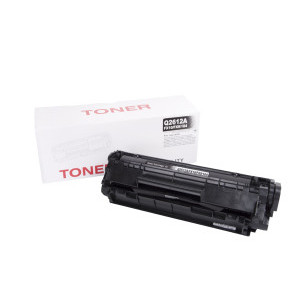 Compatible toner cartridge Q2612A, 12A, 0263B002, FX10, 7616A005, CRG703, 2000 yield for HP printers