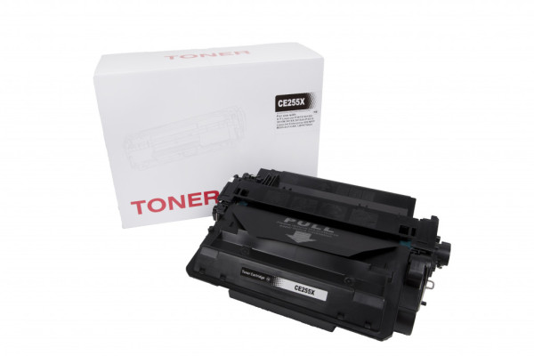 Compatible toner cartridge CE255X, 55X, 3482B002, CRG724H, 12500 yield for HP printers