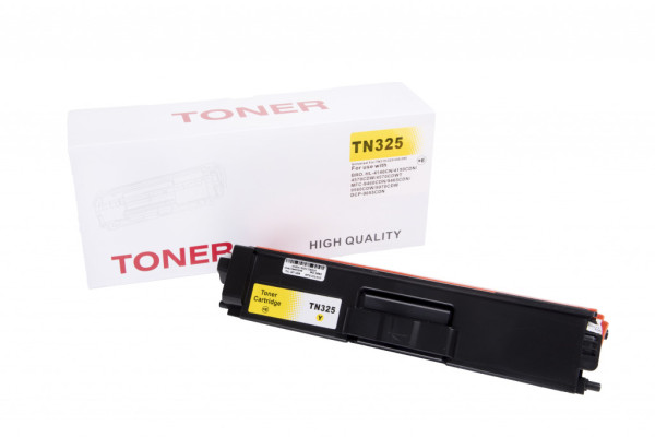 Compatible toner cartridge TN325Y, 3500 yield for Brother printers