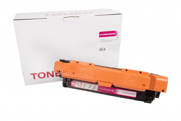 Compatible toner cartridge CE403A, 507A, CE253A, 504A, 2576B002, CRG723, 6000 yield for HP printers