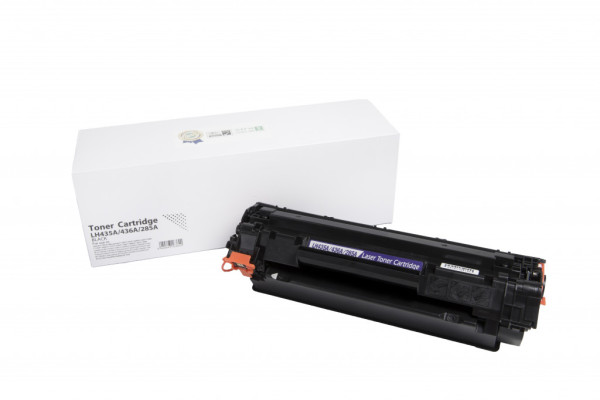 Compatible toner cartridge CB435A, 35A, CB436A, 36A, CE285A, 85A, 1870B002, CRG712, 1871B002, CRG713, 1153B002, CRG714, 3484B002, CRG725, 2000 yield for HP printers (Orink white box)