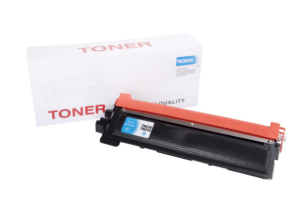 Compatible toner cartridge TN230C, TN210C, 1400 yield for Brother printers