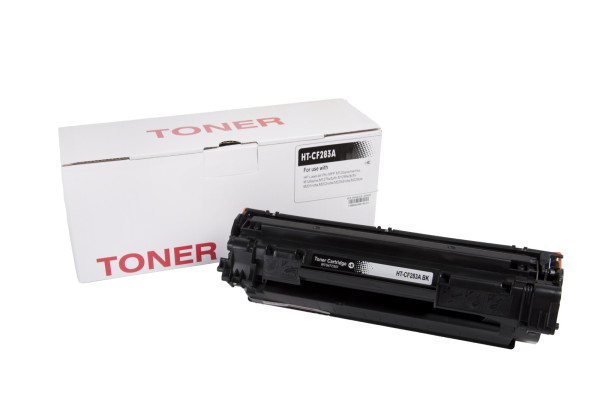 Cartuccia toner compatibile CF283A, 83A, CRG737, 1500 Fogli per stampanti HP