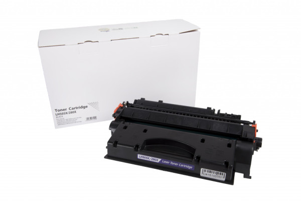 Compatible toner cartridge CE505X, 05X, CF280X, 80X, 3480B002, 2617B002, CRG719H, CRG720, 6900 yield for HP printers (Orink white box)