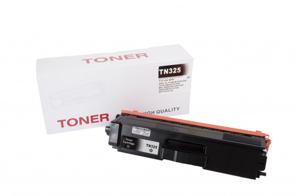 Compatible toner cartridge TN325BK, TN315BK, TN328BK, TN345BK, TN375BK, TN395BK, 6000 yield for Brother printers