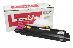 Kompatibilní tonerová náplň 1T02KVBNL0, TK590M, 5000 listů pro tiskárny Kyocera Mita (Orink white box)