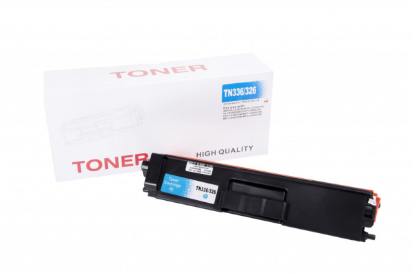 Compatible toner cartridge TN326C, TN329C, TN336C, TN346C, TN376C, 3500 yield for Brother printers
