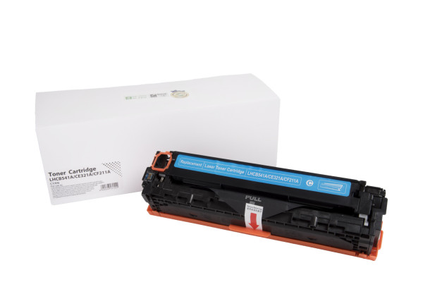 Încărcătură toner compatibilă CB541A, 125A, CE321A, 128A, CF211A, 131A, 1979B002, 6271B002, CRG716, CRG731, 1400 filelor pentru imprimante HP (Orink white box)