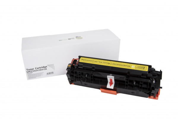 Compatible toner cartridge CC532A, 304A, CE412A, 305A, CF382A, 312A, 2659B002, CRG718, 2800 yield for HP printers (Orink white box)