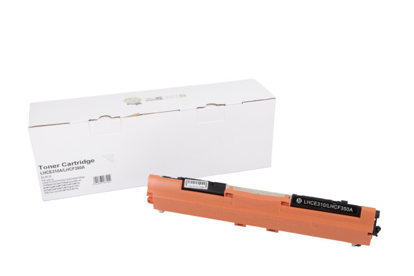 Încărcătură toner compatibilă CE310A, 126A, CF350A, 130A, 4370B002, CRG729, 1200 filelor pentru imprimante HP (Orink white box)