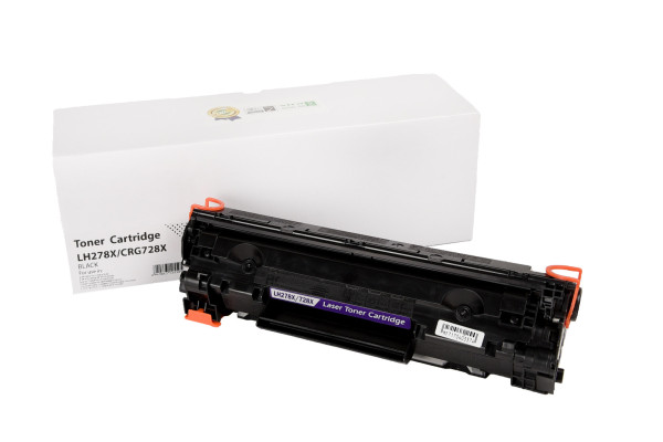 Compatible toner cartridge CE278X, 78A, 3500B002, CRG728, 3000 yield for HP printers (Orink white box)