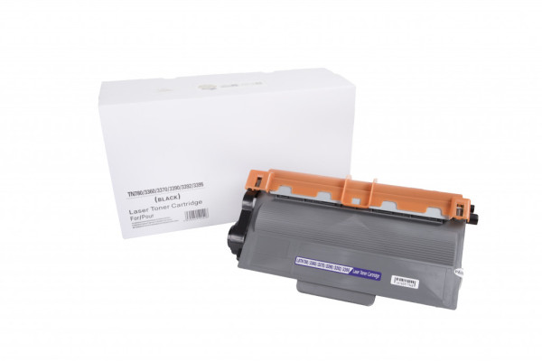 Compatible toner cartridge TN3390, TN3370, TN780, TN3360, 12000 yield for Brother printers (Orink white box)