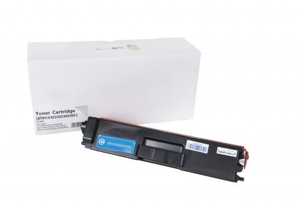 Compatible toner cartridge TN423C, TN413C, TN433C, TN443C, TN493C, 4000 yield for Brother printers (Orink white box)