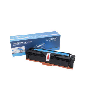 Cовместимый лазерный картридж CF401A, 201A, 1400 листов для принтеров HP (Orink box)