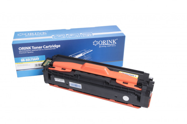 Compatible toner cartridge CLT-Y504S, SU502A, 1800 yield for Samsung printers (Orink box)
