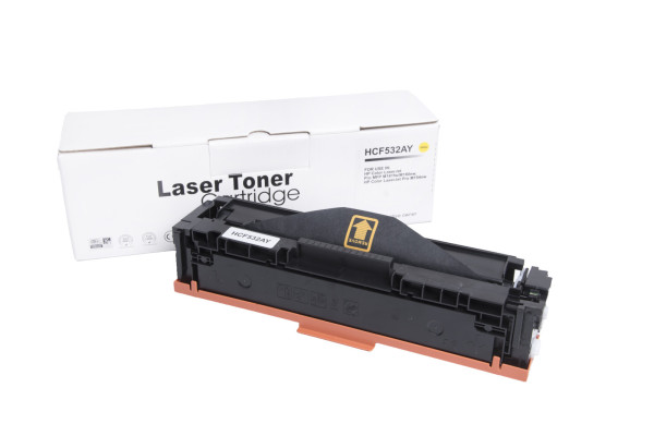 Compatible toner cartridge CF532A, 205A, 900 yield for HP printers