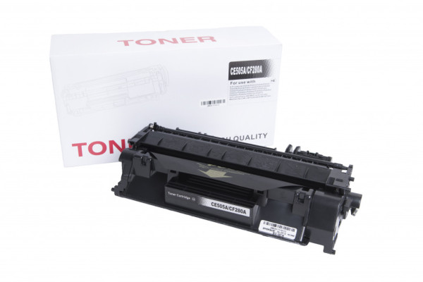 Compatible toner cartridge CE505A, 05A, CF280A, 80A, 3479B002, CRG719, 2300 yield for HP printers