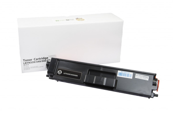Compatible toner cartridge TN329BK, TN900BK, TN349BK, 6000 yield for Brother printers (Orink white box)