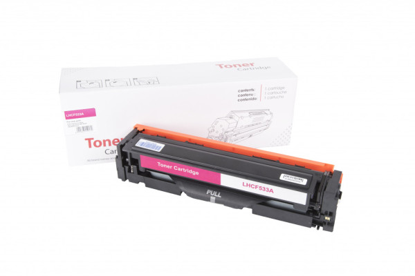 Kompatibilní tonerová náplň CF533A, 205A, 900 listů pro tiskárny HP (Neutral Color)