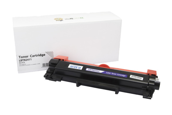 Cartuccia toner compatibile TN2411, 1200 Fogli per stampanti Brother (Orink white box)