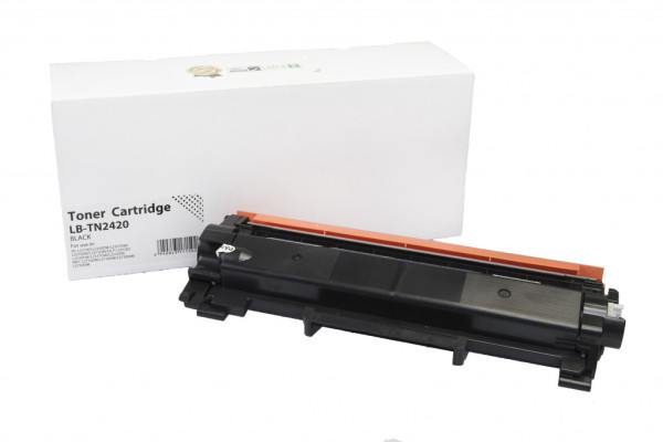 Compatible toner cartridge TN2420, 3000 yield for Brother printers (Orink white box)