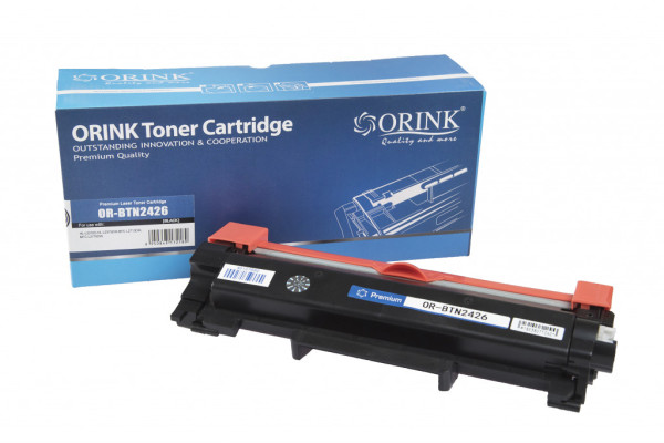 Cartuccia toner compatibile TN2426, WITHOUT CHIP, 4500 Fogli per stampanti Brother (Orink box)