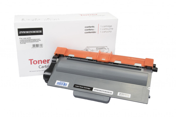 Compatible toner cartridge TN3390, TN3370, TN780, TN3360, 12000 yield for Brother printers (Neutral Color)