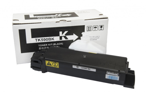 Compatible toner cartridge 1T02KV0NL0, TK590BK, 7000 yield for Kyocera Mita printers (Orink white box)