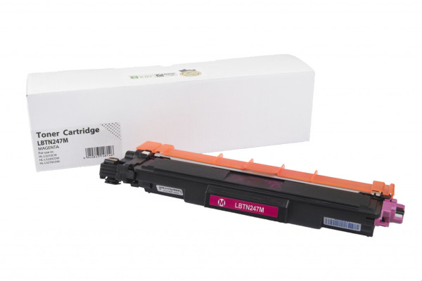 Compatible toner cartridge TN247M, TN227M, TN253M, 2300 yield for Brother printers (Orink white box)