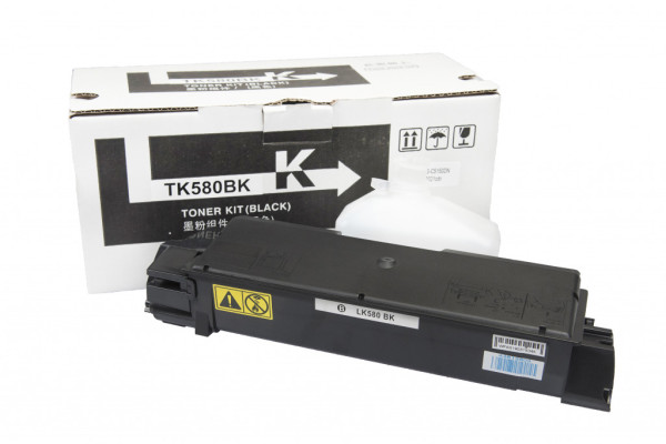 Cовместимый лазерный картридж 1T02KT0NL0, TK580BK, 3500 листов для принтеров Kyocera Mita (Orink white box)