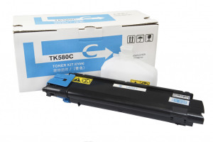 Cartuccia toner compatibile 1T02KTCNL0, TK580C, 2800 Fogli per stampanti Kyocera Mita (Orink white box)