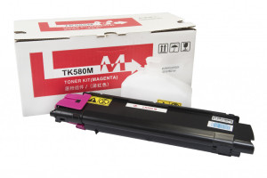 Cовместимый лазерный картридж 1T02KTBNL0, TK580M, 2800 листов для принтеров Kyocera Mita (Orink white box)