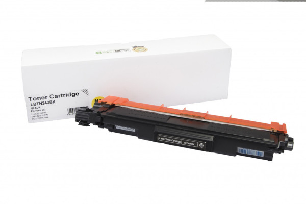 Compatible toner cartridge TN243BK, 1400 yield for Brother printers (Orink white box)