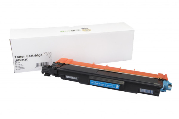 Compatible toner cartridge TN243C, 1300 yield for Brother printers (Orink white box)