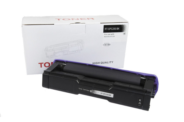 Compatible toner cartridge 407543, SP C250, 2000 yield for Ricoh printers