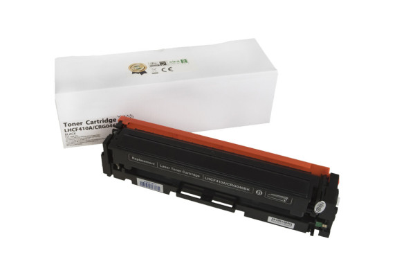 Compatible toner cartridge CF410A, 410A, 1250C002, CRG046BK, 2300 yield for HP printers (Orink white box)