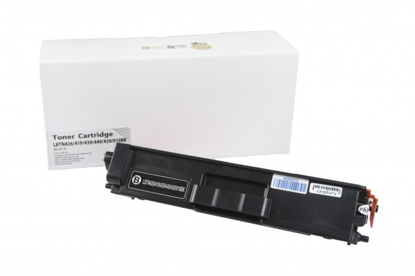 Compatible toner cartridge TN910BK, TN419BK, TN439BK, TN449BK, TN459BK, 9000 yield for Brother printers (Orink white box)
