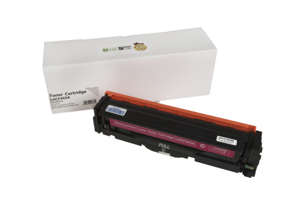 Cовместимый лазерный картридж CF403A, 201A, 1240C002, CRG045M, 1400 листов для принтеров HP (Orink white box)