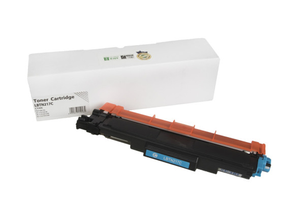 Compatible toner cartridge TN217C, WITHOUT CHIP, 2300 yield for Brother printers (Orink white box)