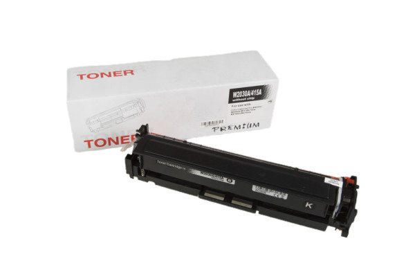 Compatible toner cartridge W2030A, 415A, 3016C002, CRG055BK, WITHOUT CHIP, 2400 yield for HP printers