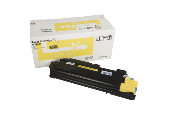 Compatible toner cartridge 1T02TWANL0, TK5280Y, 11000 yield for Kyocera Mita printers (Orink white box)