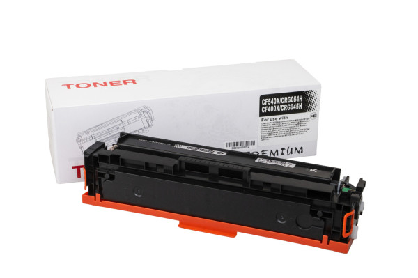 Kompatybilny toner CF540X, 203X, CRG054HBK, 3028C002, CF400X, 201X, CRG045HBK, 1246C002, 3200 stron do drukarek HP
