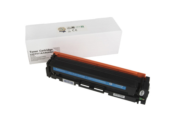 Kompatybilny toner CF411A, 410A, 1249C002, CRG046C, 2300 stron do drukarek HP (Orink white box)