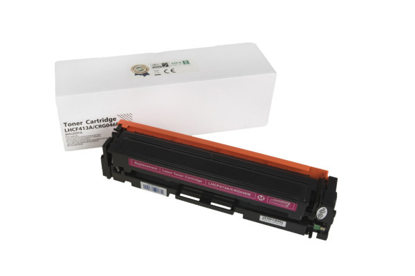Cовместимый лазерный картридж CF413A, 410A, 1248C002, CRG046M, 2300 листов для принтеров HP (Orink white box)